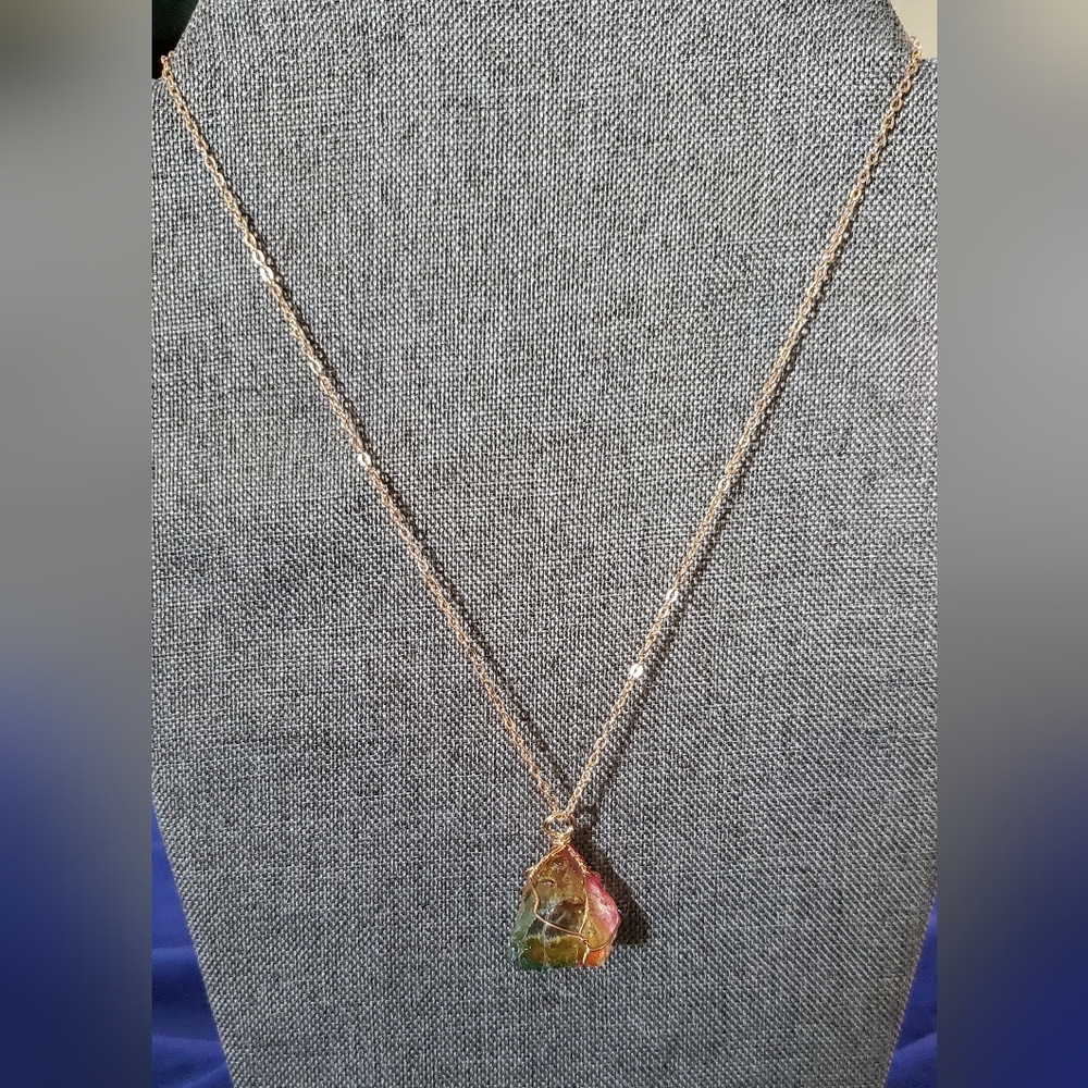 Multi Colored Stone Pendent